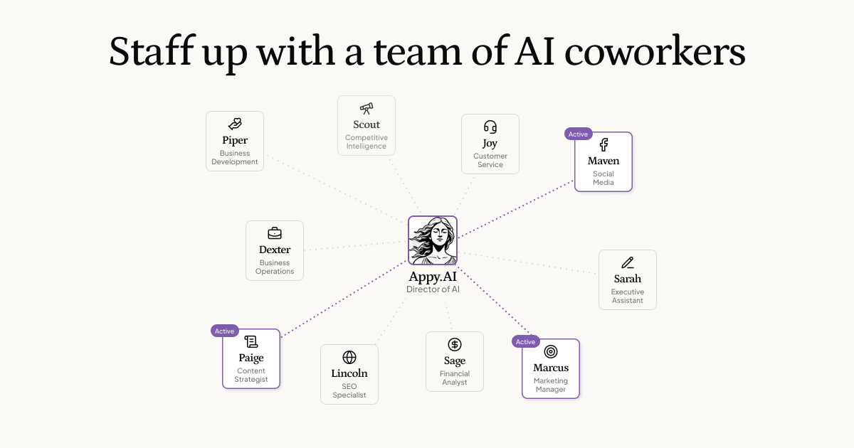 Appy AI operations platform interface screenshot